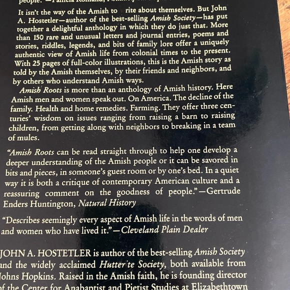 Amish Roots Book - Picture 2 of 3